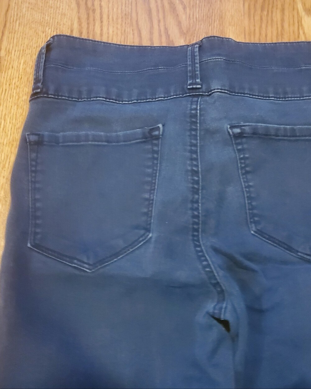 Tinseltown Dark Blue Stretch Jeggings - Slim Back Pocket Style